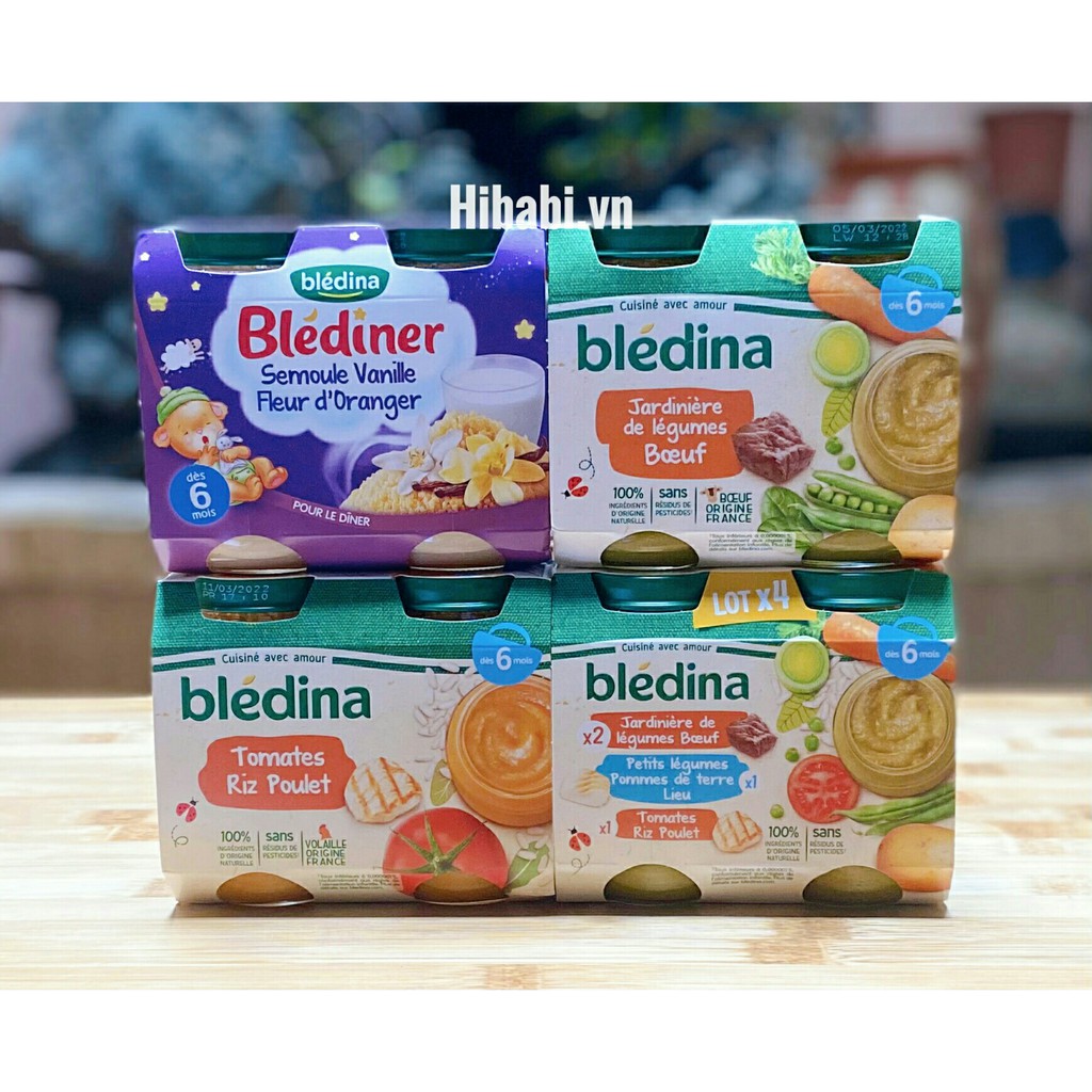 Hũ dinh dưỡng Bledina 190g (date 2022)