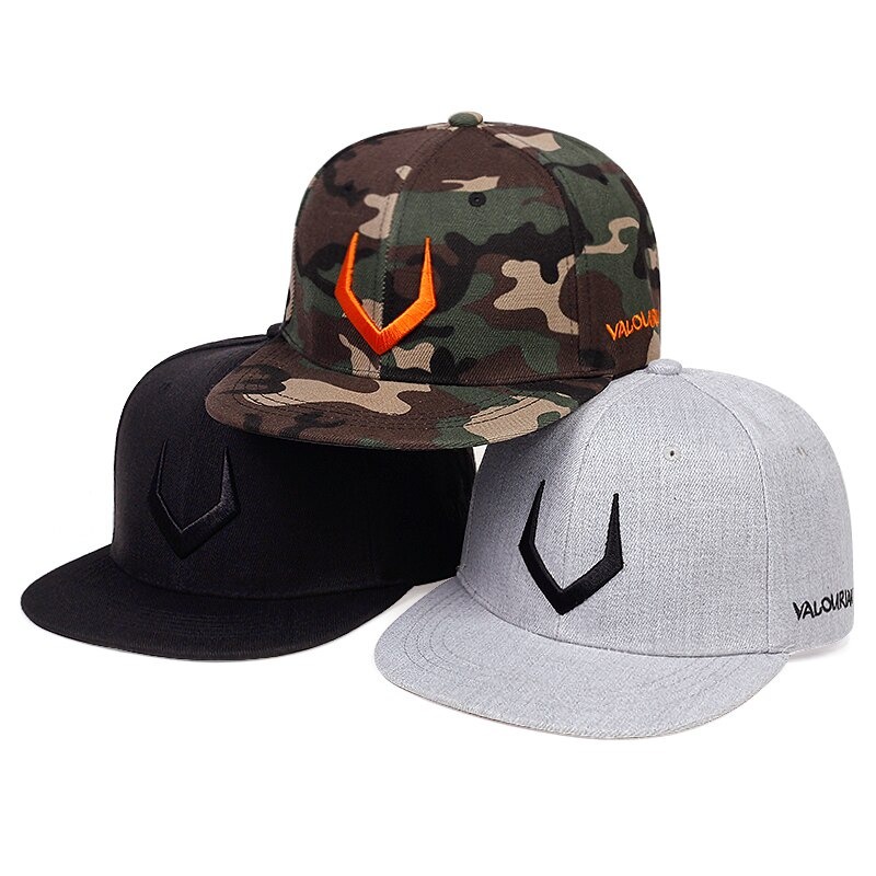 Mũ hiphop ❤️ Mũ Snapback thêu họa tiết thời trang Hàn Quốc VAL
