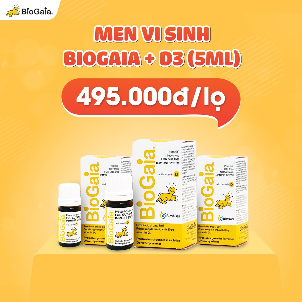 BioGaia + Vitamin D3 ( lọ 5ml )