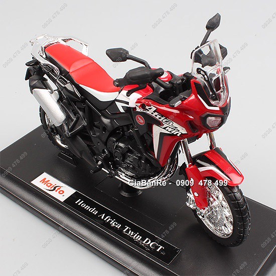 Xe Mô Hình Moto Địa Hình Honda Africa Twin Dct - Tỉ Lệ 1:18 - Maisto - 8816