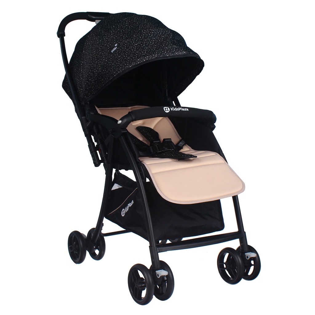 Xe đẩy cho bé Kids Plaza Compact 319 Linen (Đen/Premium/ XanhPremium)