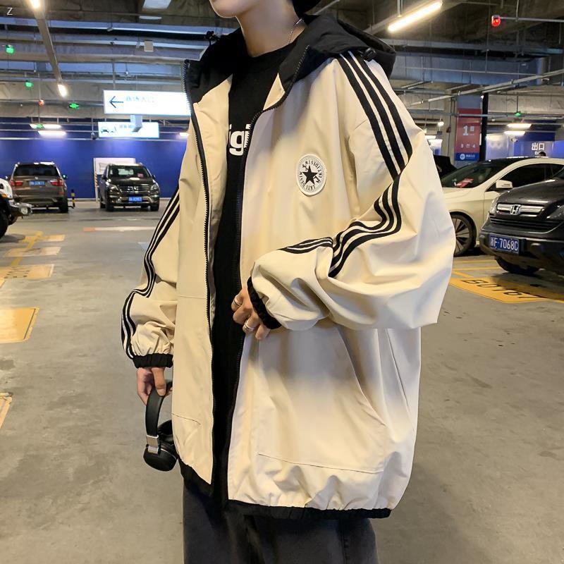 Áo Khoác Có Mũ Trùm Dáng Rộng Thiết Kế Giản Dị Phong Cách Hàn Quốc Dành Cho Nam | BigBuy360 - bigbuy360.vn