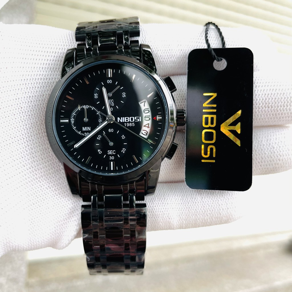 Đồng hồ nam nibosi chính hãng chạy full 6 kim hàng full box  (Mua  Đồng hồ nam chính hãng tặng kèm hộp full box , pin) | BigBuy360 - bigbuy360.vn