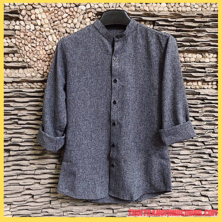 Áo Sơ Mi Nam Dáng Ôm, CHẤT ĐŨI SIÊU MÁT, sơ mi đũi siêu nam tính phối siêu đẹp với quần âu nam hay quần jean nam - SMTD