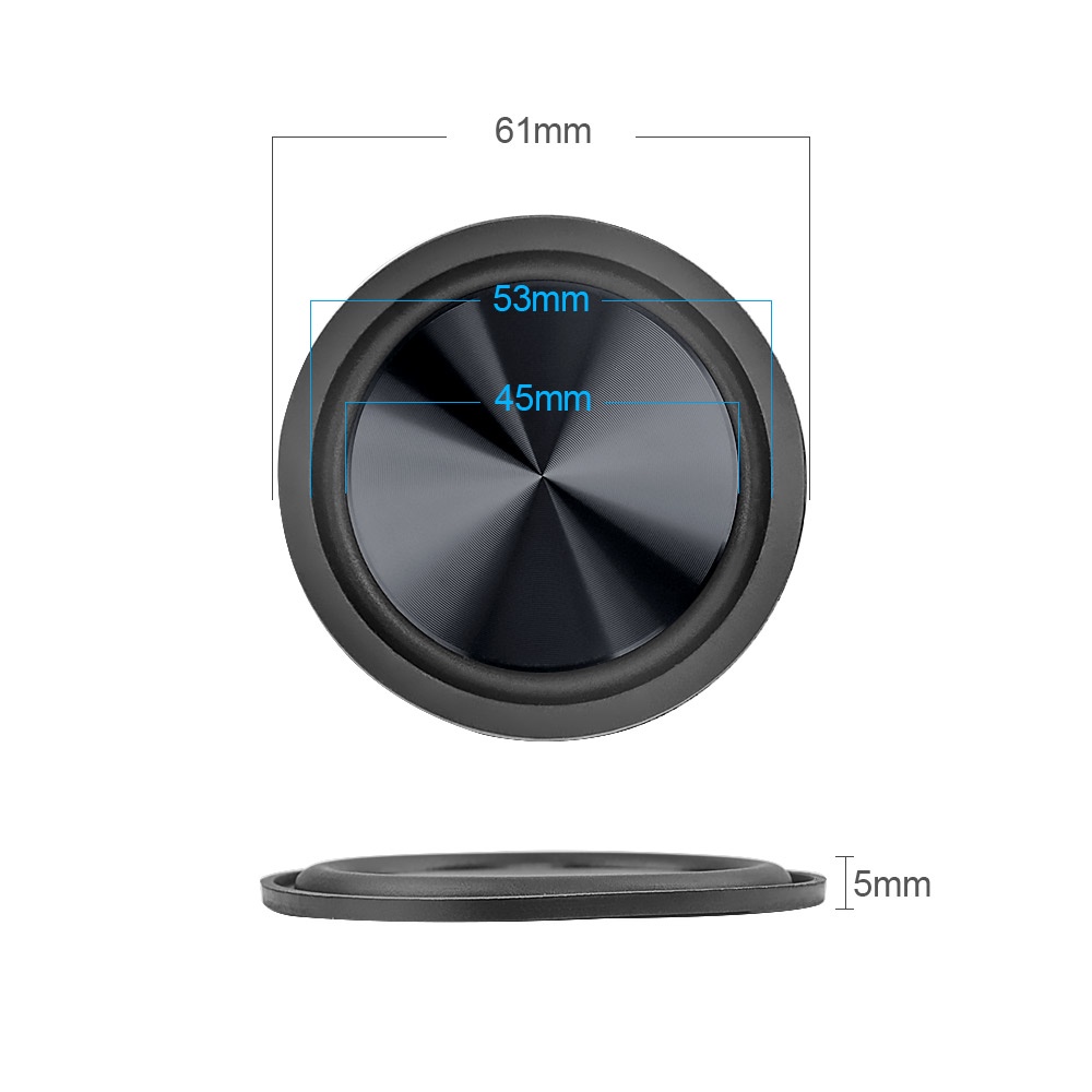 Bộ 2 miếng cao su tản nhiệt AIYIMA 61mm dành cho loa subwoofer