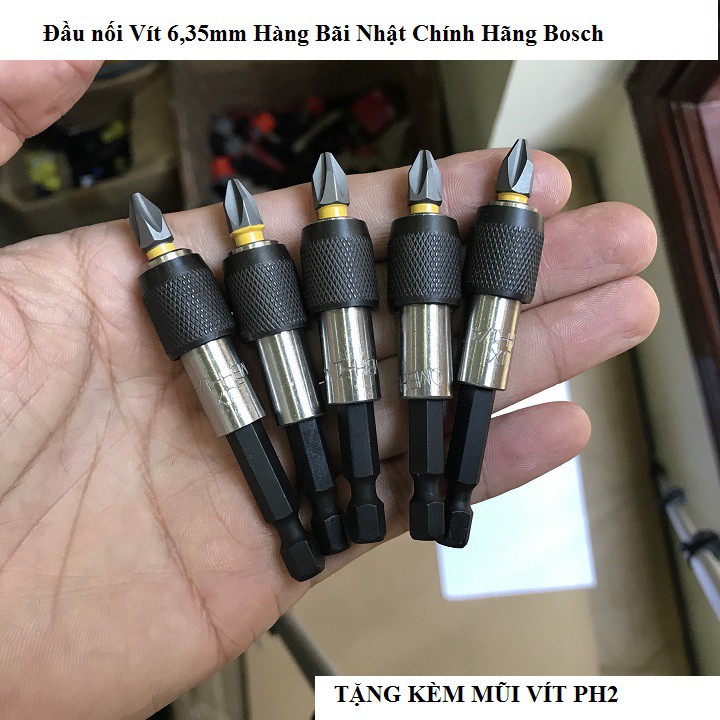 Đầu nối Vít 6,35mm Hàng Bãi Nhật Loại Xịn Chính Hãng Bosch