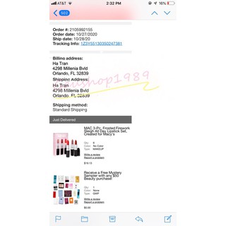 [Son MAC, bill Mỹ] SET SON LÌ MAC MACYS HOLIDAY TRIO 3 THỎI FULLSIZE