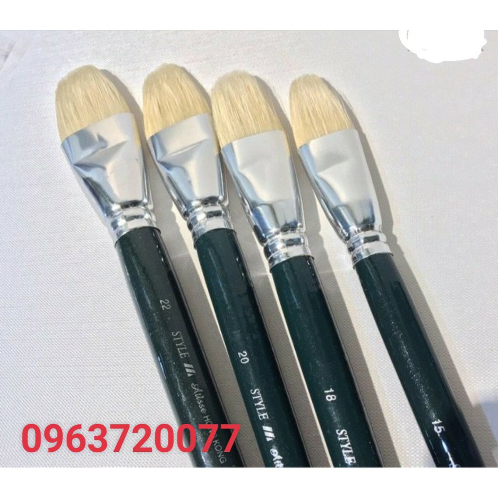 Cọ vẽ, Bút đại Lông Lợn Vẽ Tranh Tường/ Sơn Dầu/Acrylic size To