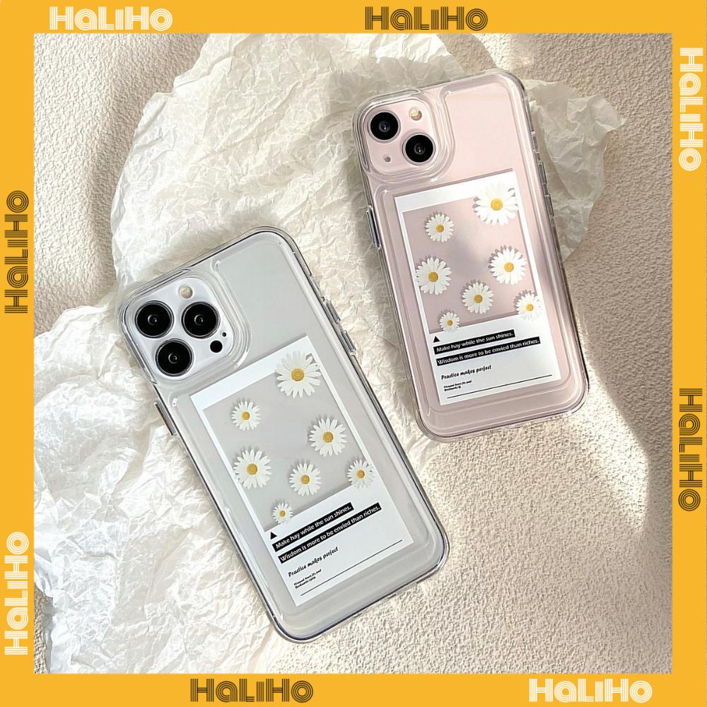 Ốp điện thoại silicon mềm trong suốt chống sốc hình hoa thích hợp cho iPhone 11 13 Pro Max 12 Pro Max 7+ XR