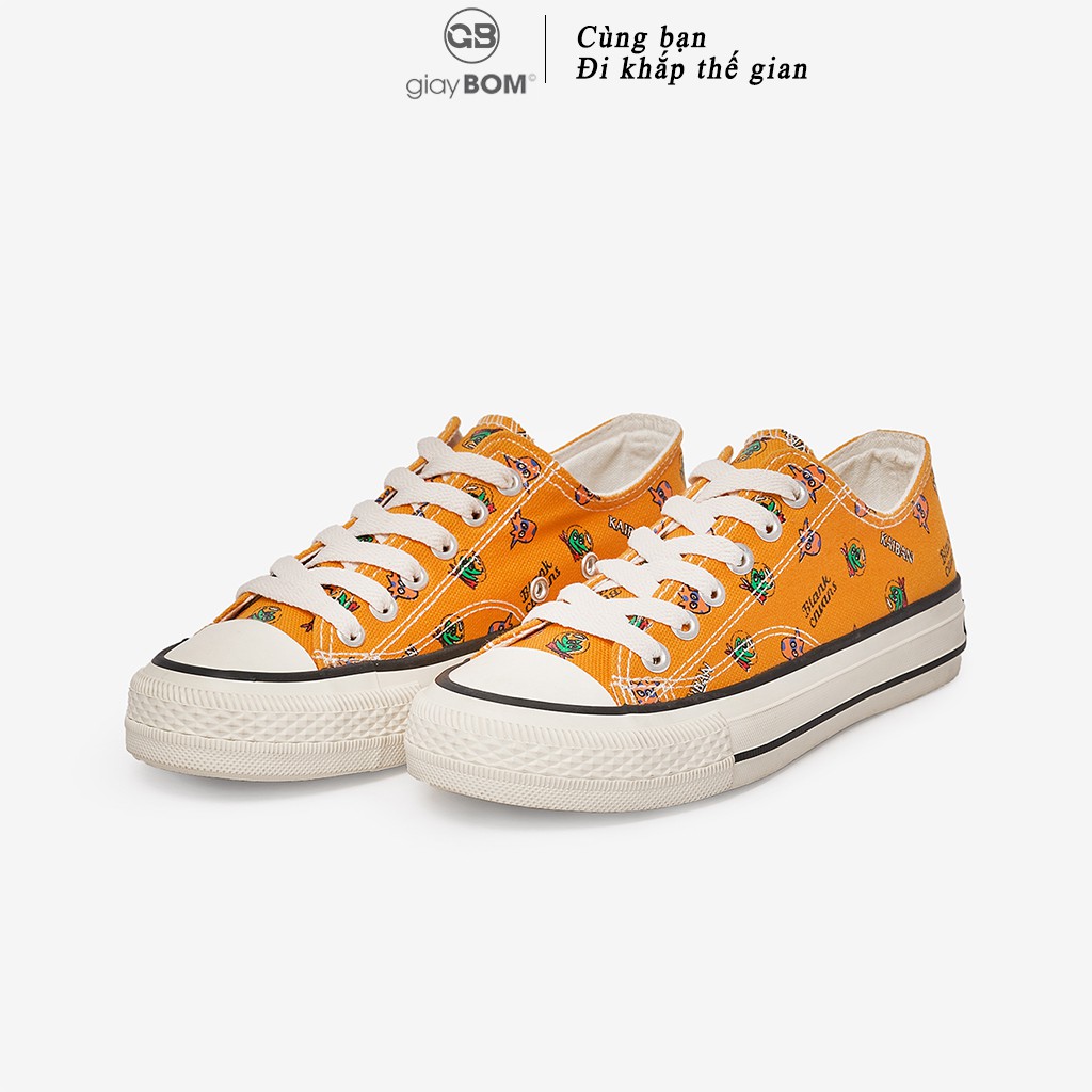 [Mã FAGREEN245 giảm 10% tối đa 30k đơn từ 99k] Giày Bata Nữ giayBOM Vải Canvas Họa Kwas Siêu Xinh B743 | BigBuy360 - bigbuy360.vn