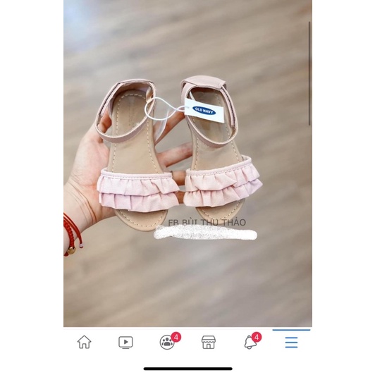 Dép sandal Old navy bé gái sz 9us