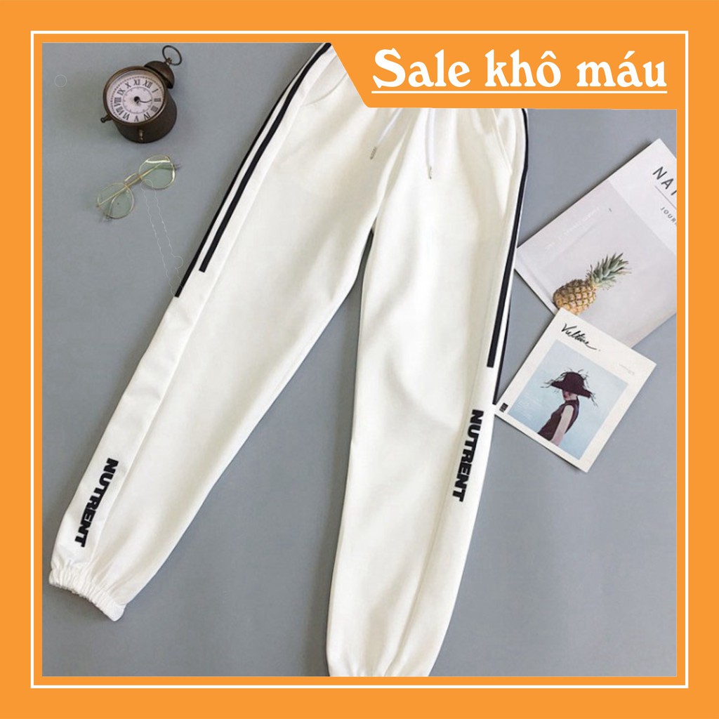 Quần Jogger nam nữ nutrent 2 sọc siêu hot | WebRaoVat - webraovat.net.vn