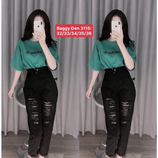 Quần Baggy Cotton Form To Dài - Lưng Cao