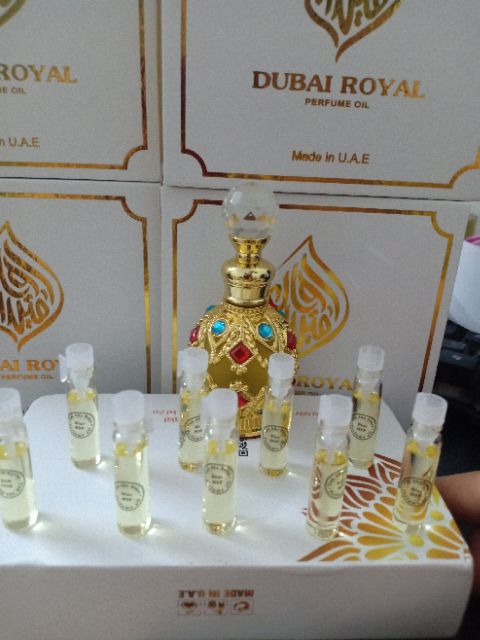 (100% Tinh dầu) Chai lăn 10ml - 15ml tinh dầu nước hoa Dubai chính hàng Royal | Thế Giới Skin Care