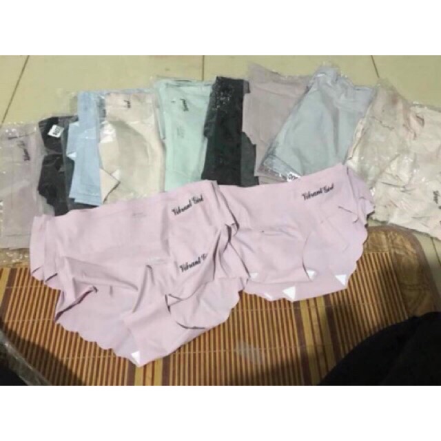 (009) combo 10 quần lót ko viền siêu nhẹ chất thun tăm co dãn