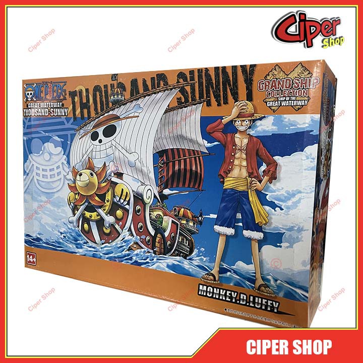 Mô hình thuyền tàu Thousand Sunny mũ rơm luffy one piece thuyền sunny
