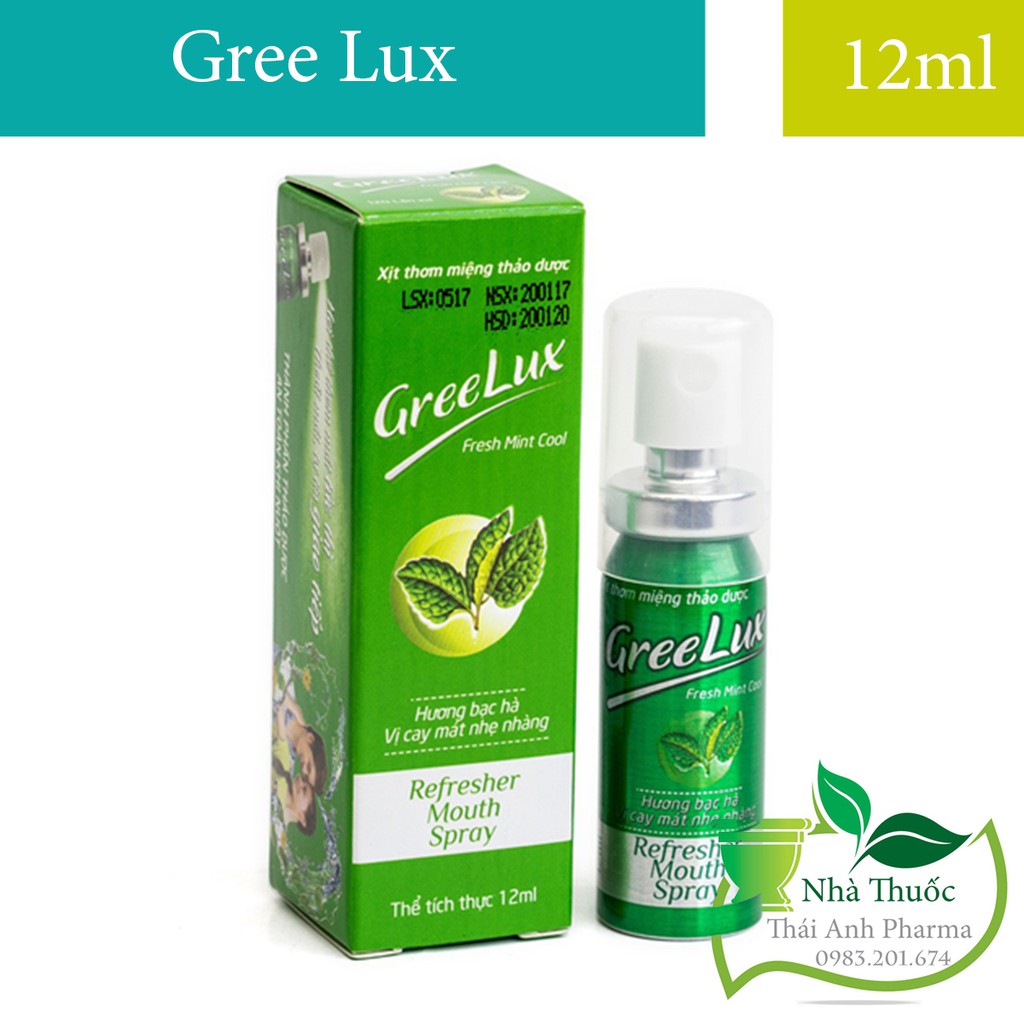 Xịt Thơm Miệng Greelux