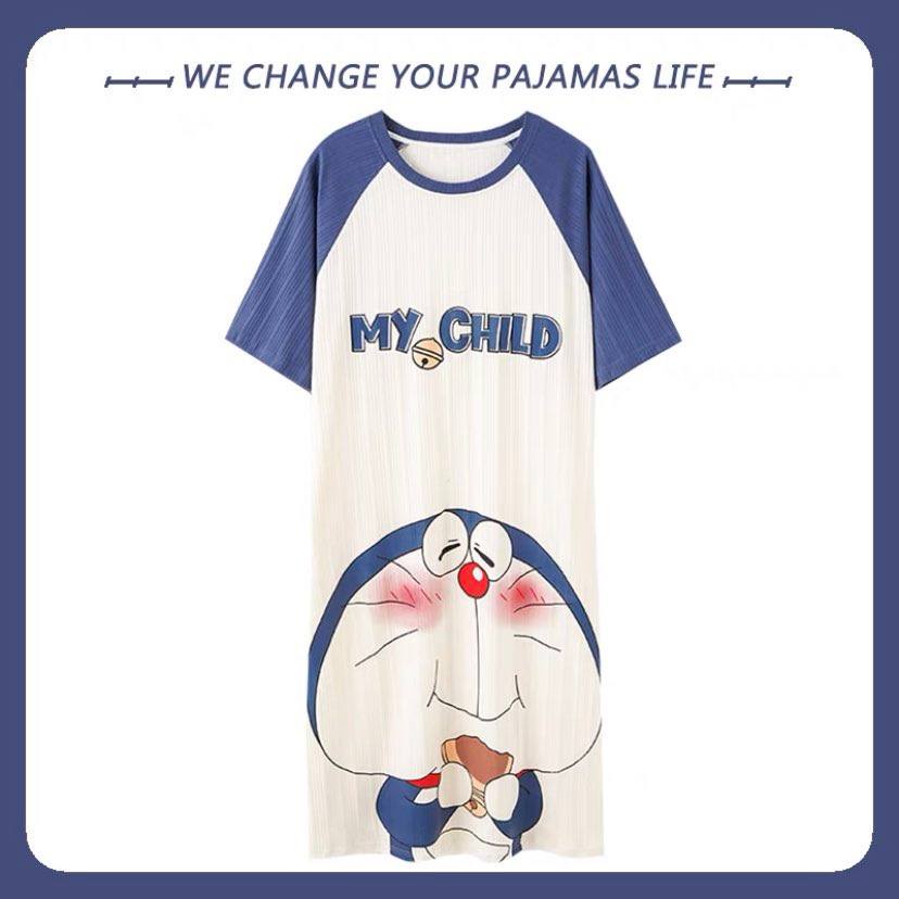 Váy Cotton Cổ Tròn ( New )