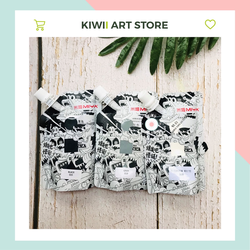 Màu Gouache HIMI MIYA dạng túi Refill 100ml