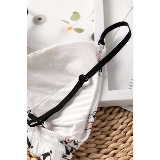 Bộ đồ lót, set đồ lót nữ, bộ đồ chíp nữ không gọng hình bò sữa phong cách Nhật Bản, Hàn Quốc | BigBuy360 - bigbuy360.vn