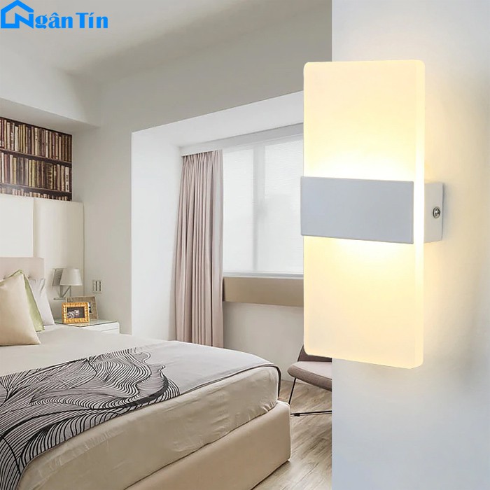 Đèn Led ốp tường treo tường gắn tường trang trí trong nhà cầu thang Led 8W GT352A Ngân Tin