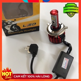 Đèn pha led turbo t1 32w gắn xe máy
