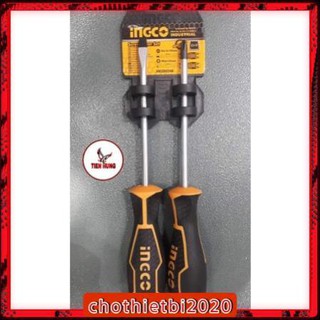 Bộ tuốc nơ vít dẹp và bake 2 chi tiết ingco hksd0248