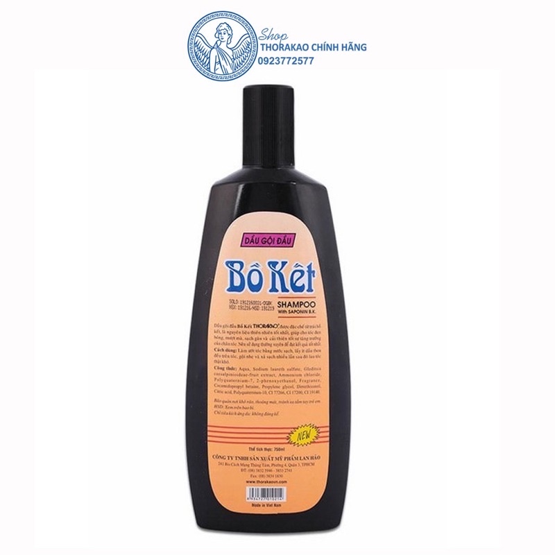Dầu gội Thorakao bồ kết 750ml