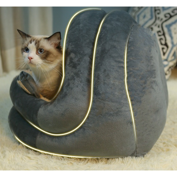 Ổ Nệm Nhà Lồng Bằng Bông Siêu Êm Cho Thú Cưng Ngu Ngon