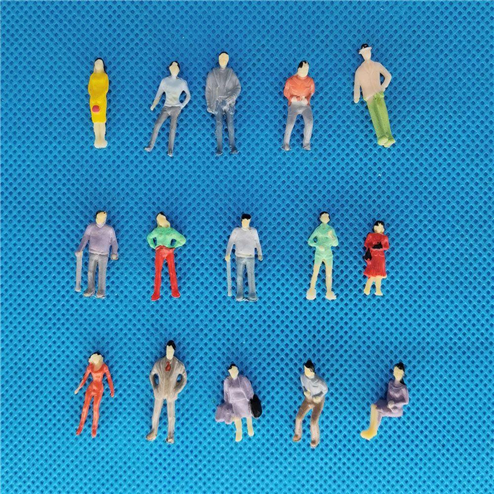 Set 1 / 100 Mô Hình Tàu Hỏa Nhiều Màu Sắc Trang Trí Nhà Búp Bê