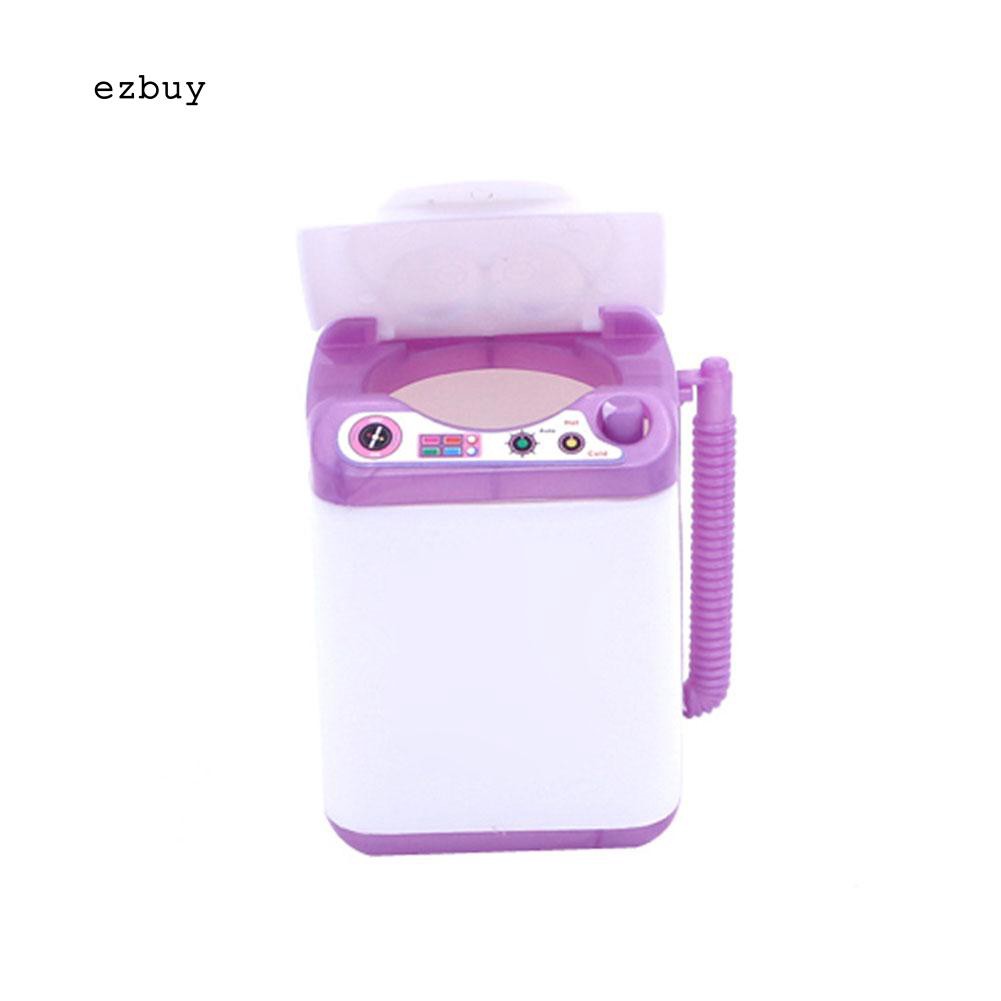Mô hình máy giặt đồ chơi mini bằng silicon trang trí nhà búp bê cho trẻ