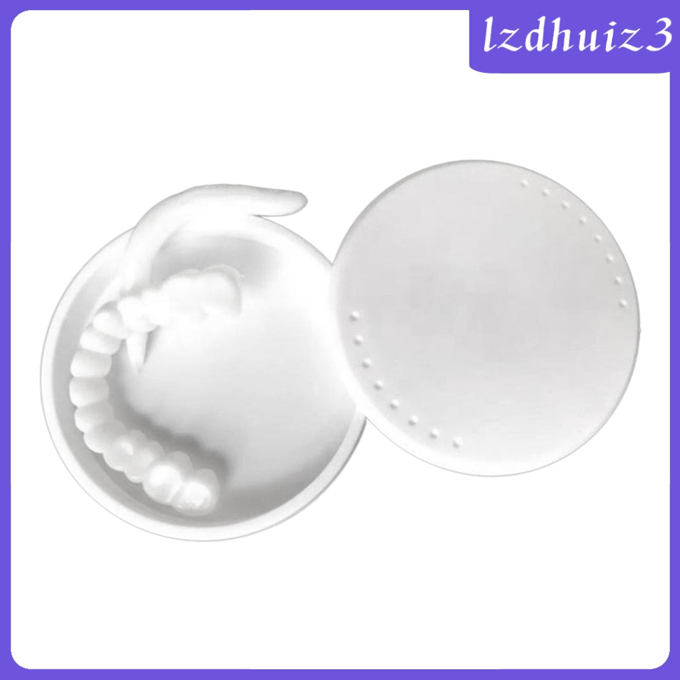 Răng giả thẩm mỹ gắn hàm dưới bằng silicon tiện dụng
