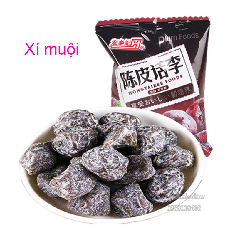 Ô mai 7 vị gói 25g mơ táo mận chanh #SnackSeeker