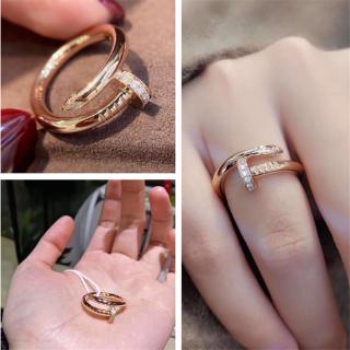 Nhẫn mạ vàng với DIAMONDS