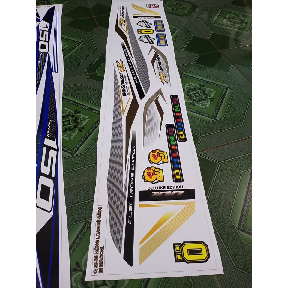 tem rời wave lớn alpha xe trắng