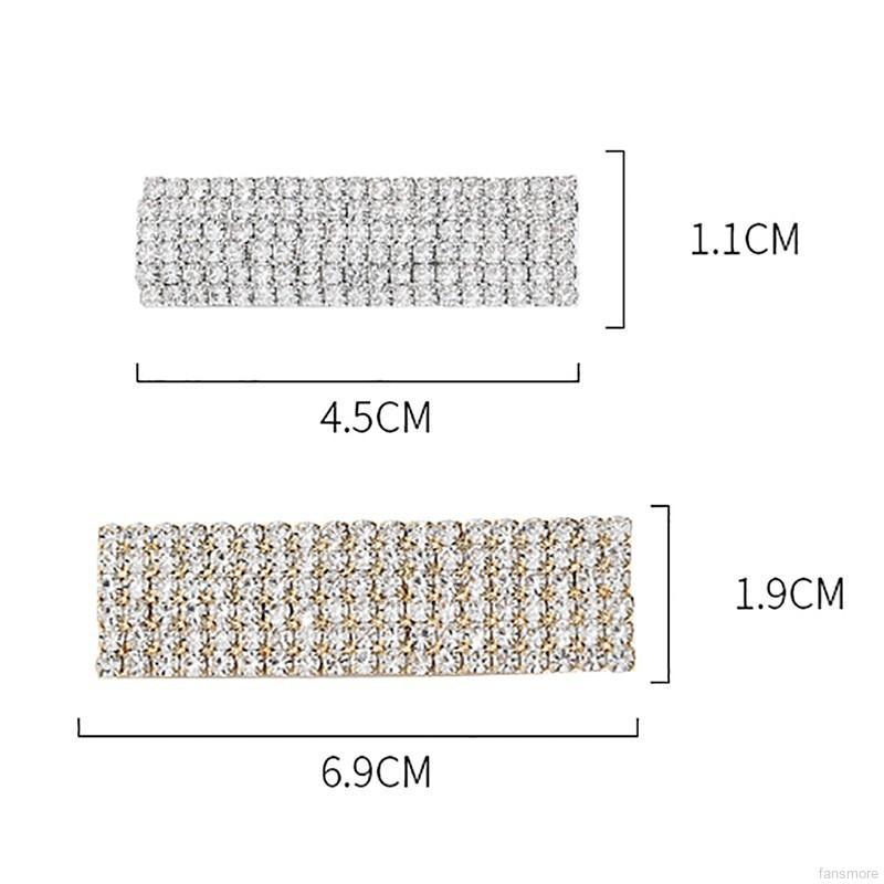 Kẹp tóc đính đá phong cách Hàn Quốc cá tính dành cho nữ