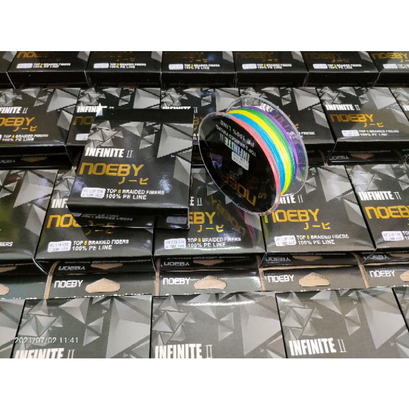 Dây Câu Cá Noeby Infinite II - Dây PE - 300m - Multi-color