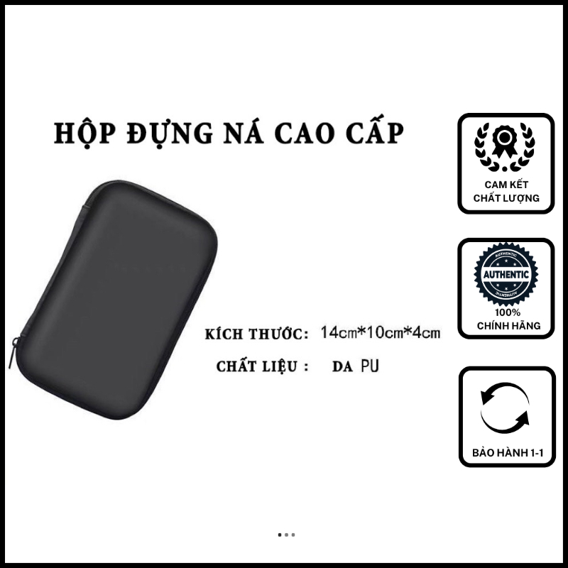 Hộp đựng tai nghe,cáp sạc,thẻ nhớ,USB màu Đen