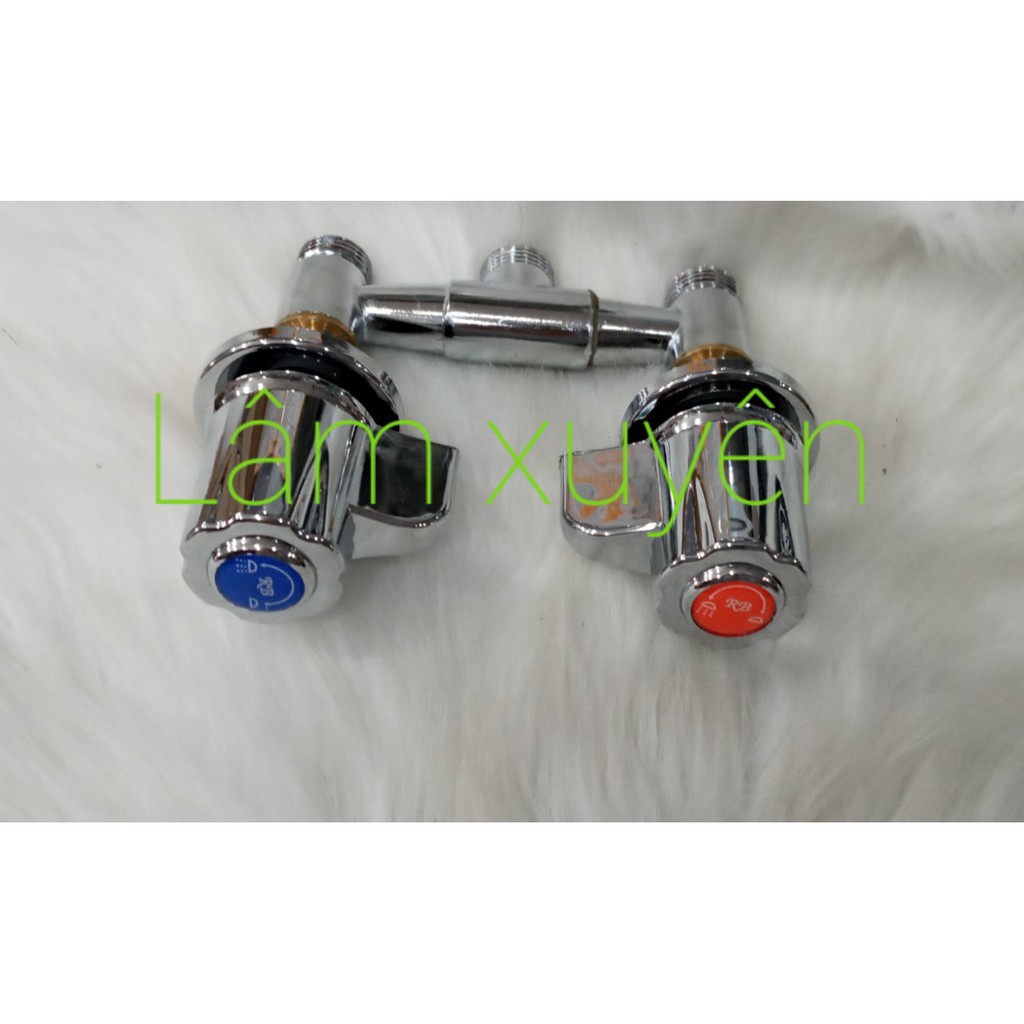 Bộ van vòi nóng lạnh thay bồn nhựa gội đầu, đơn giản dễ tháo lắp salon tóc nam nữ   chuyên dụng cho salon .