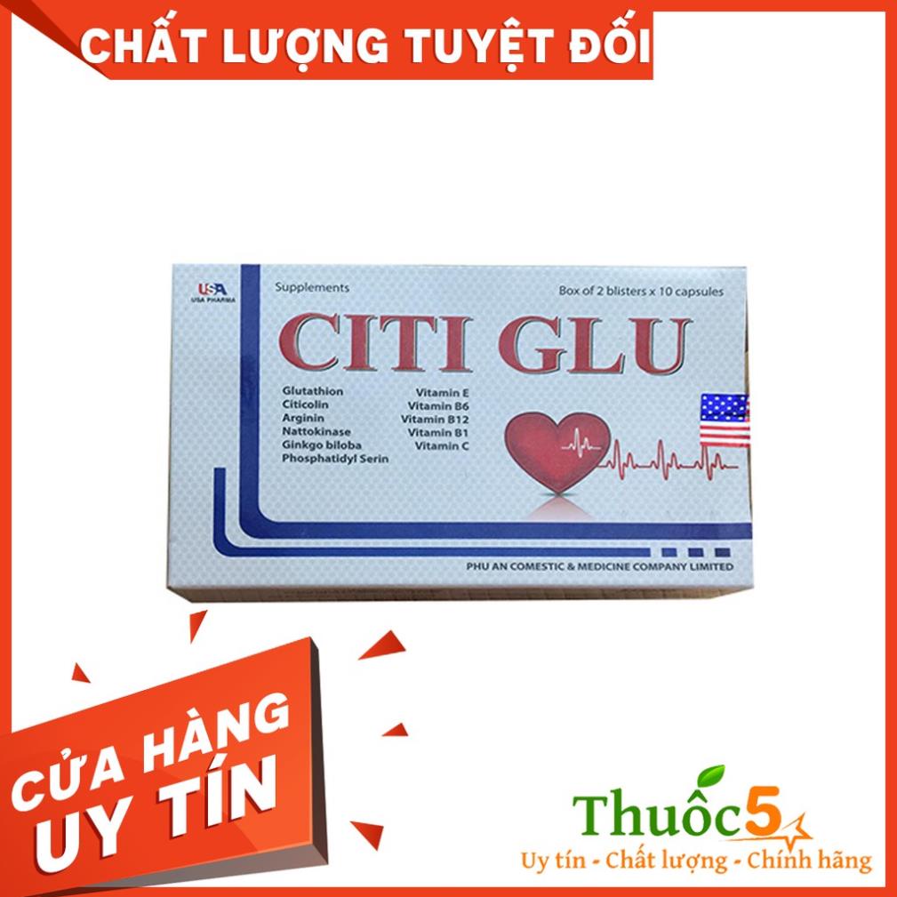 [GIÁ GỐC] Citi Glu – Hoạt huyết, bổ não, tốt cho hệ thần kinh