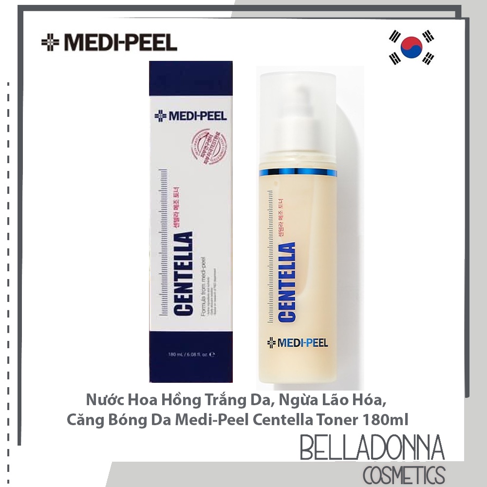 Nước Hoa Hồng Trắng Da, Ngừa Lão Hóa, Căng Bóng Da Medi-Peel Centella Toner 180ml