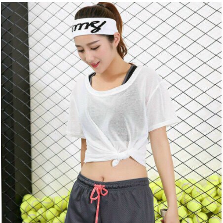 Áo lưới thể thao tập GYM, YOGA, ZUMBA (FREESHIP)