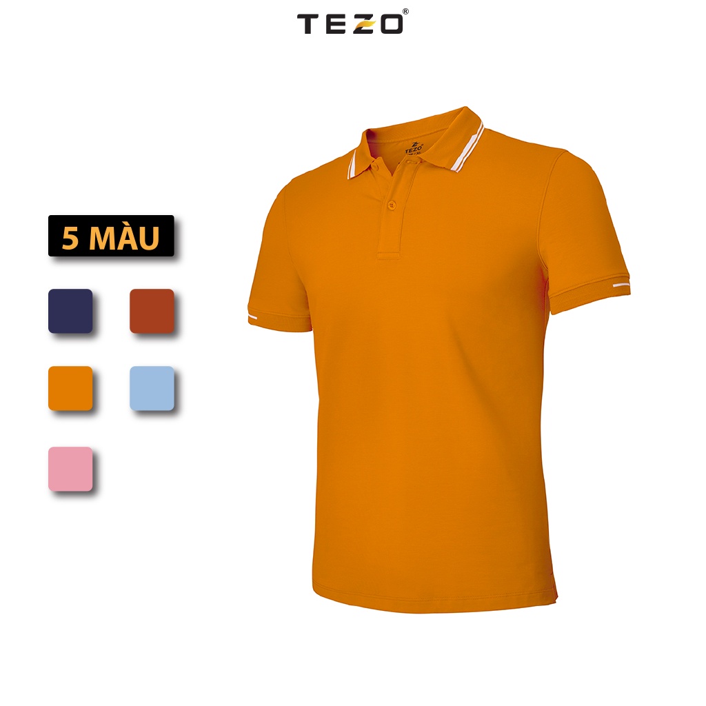 Áo polo nam, áo thun nam có cổ bo tay chất liệu cotton