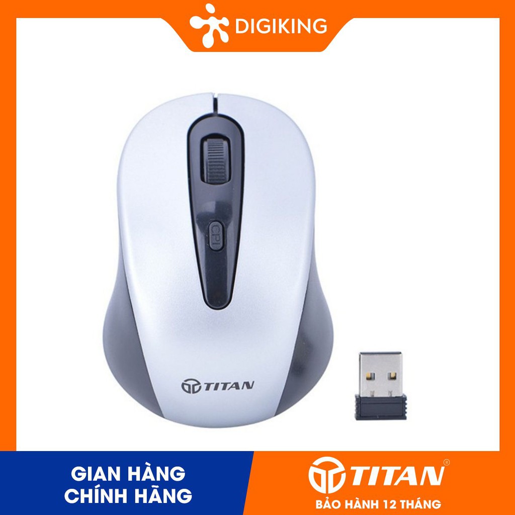 TP - Chuột không dây TITAN ( MB01 ) _ Bạc