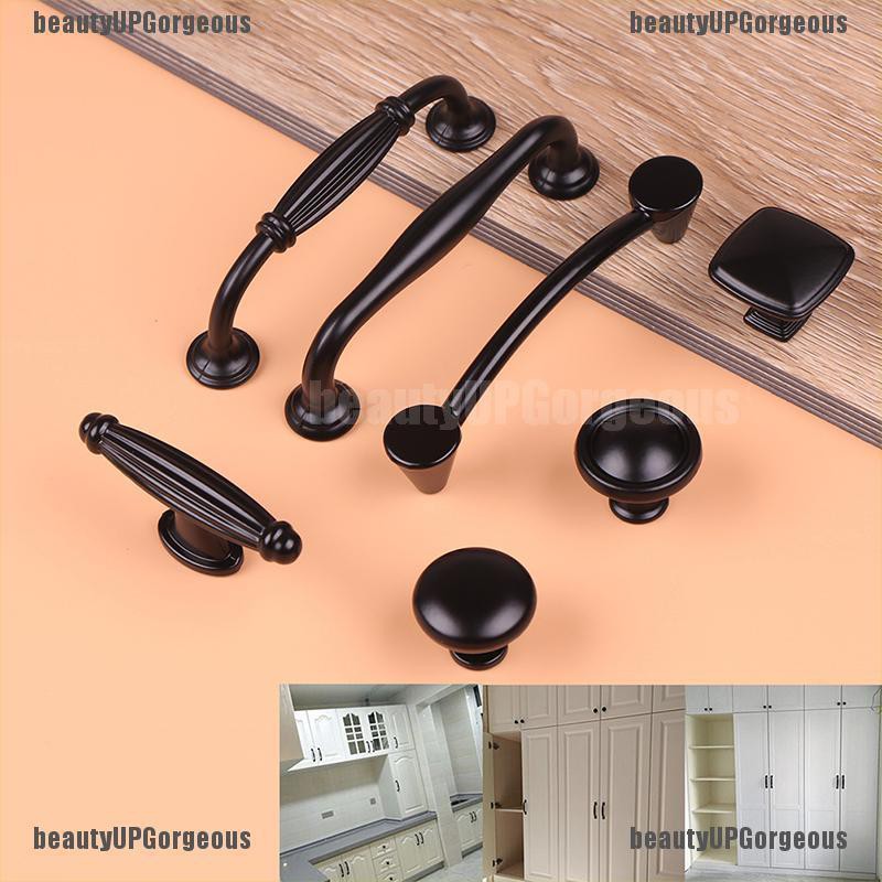 1 Tay nắm cửa tủ kéo bằng hợp kim màu đen