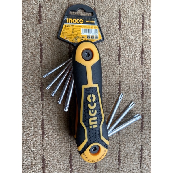 Bộ 8 chìa lục giác bông INGCO HHK14083