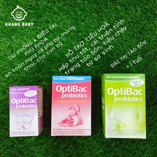 Men optibac đủ màu