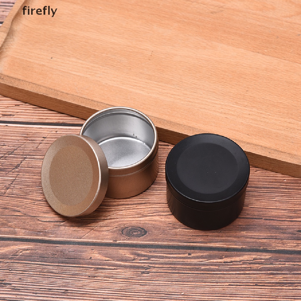 Hộp Đựng Nến Hình Tròn Bằng Thiếc Tiện Dụng