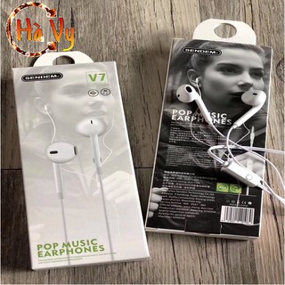[Chính Hãng SENDEM] TAI NGHE SENDEM V7 - BASS TỐT - BẢO HÀNH 12 Tháng