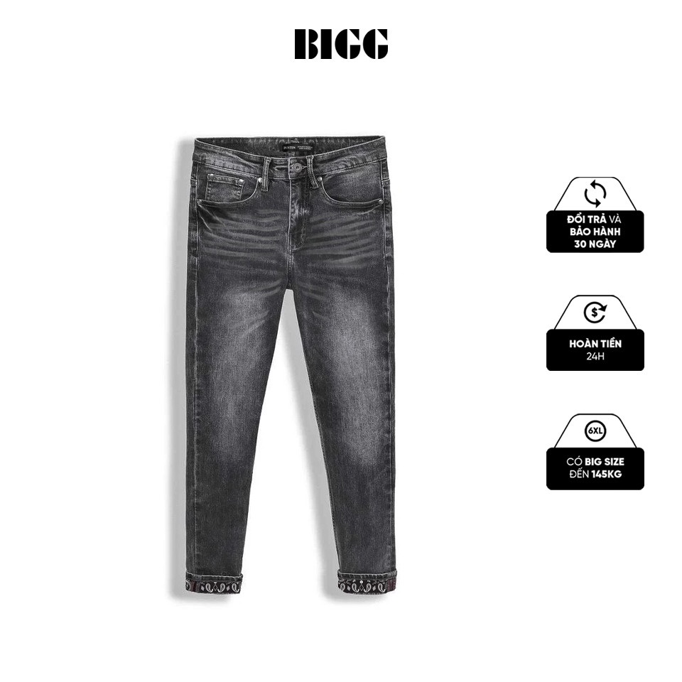 Quần Jean Nam Big Size 100% Cotton Bandana - Bigg thời trang nam có bigsize đến 145kg
